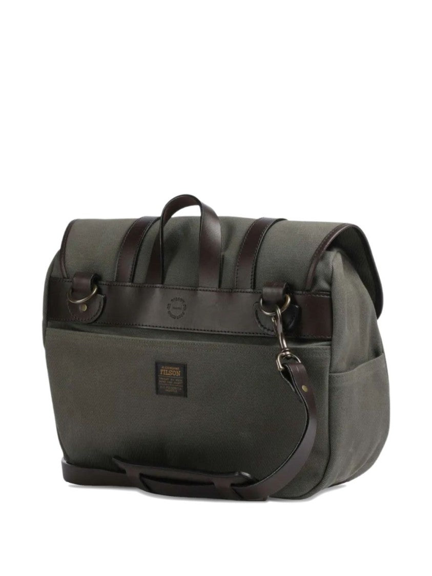 Filson Medium-Sized Travel Bag With Buckle Fastening And Versatile Carrying Options