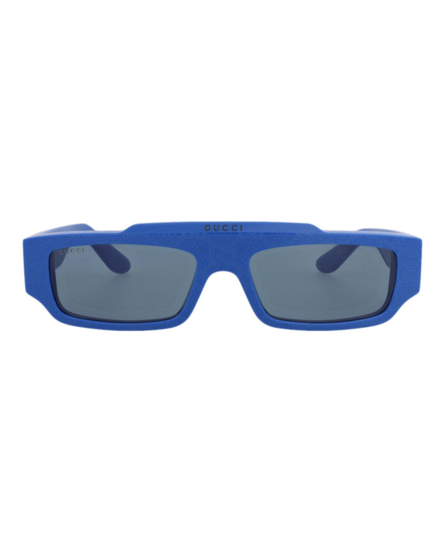 Gucci Square-Frame Recycled Acetate Sunglasses With Embossed Branding