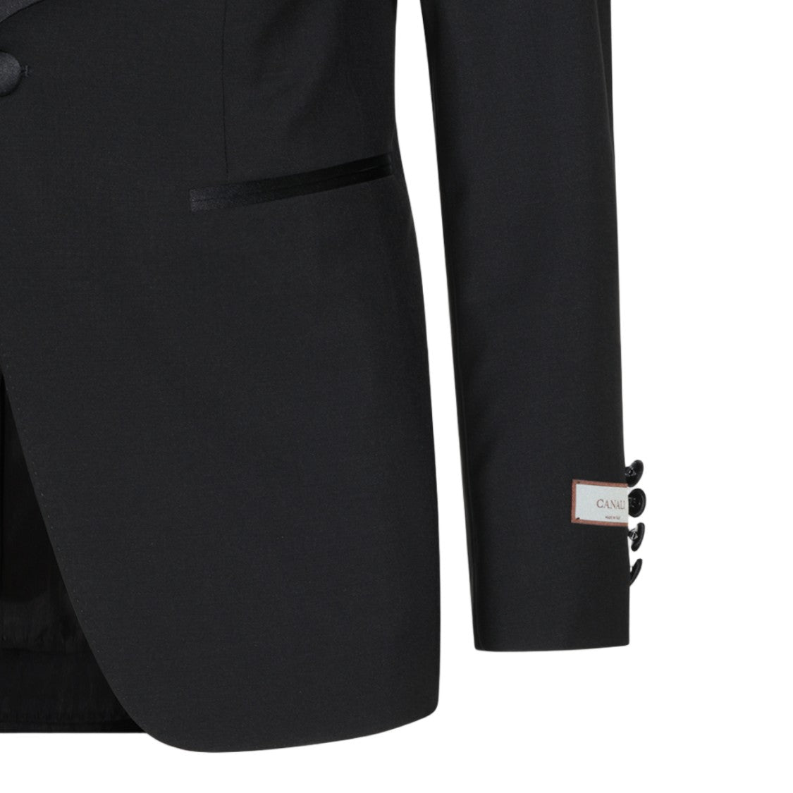 Canali Satin Shawl Collar Suit