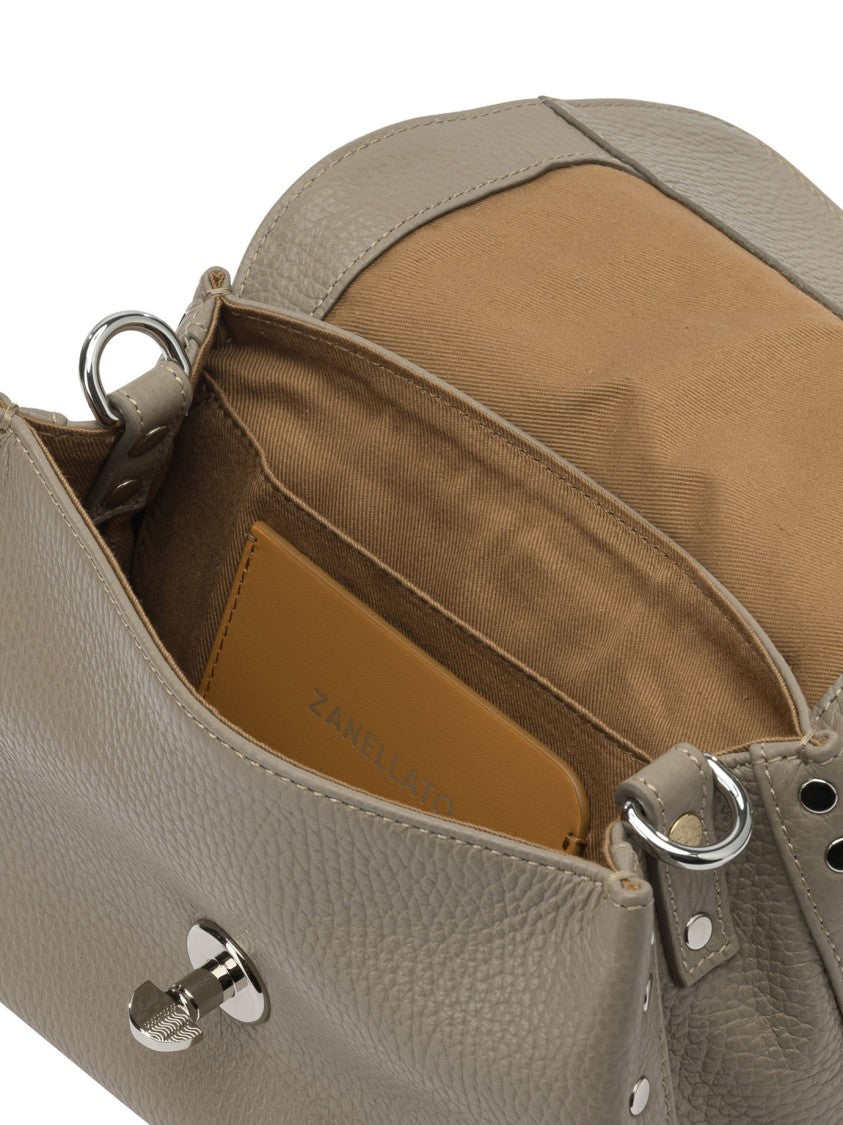 Zanellato Textured Leather Shoulder Bag