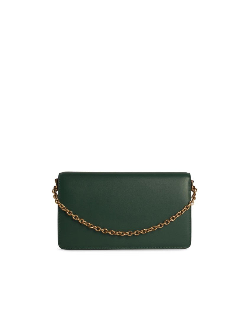 Furla Green Leather Crossbody Bag