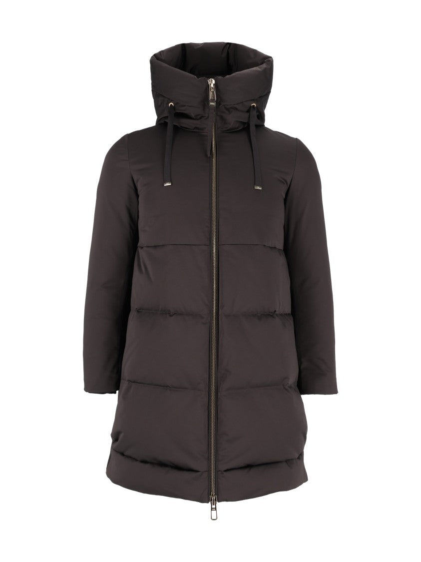 Duno Padded Jacket With High Collar And Quilted Design