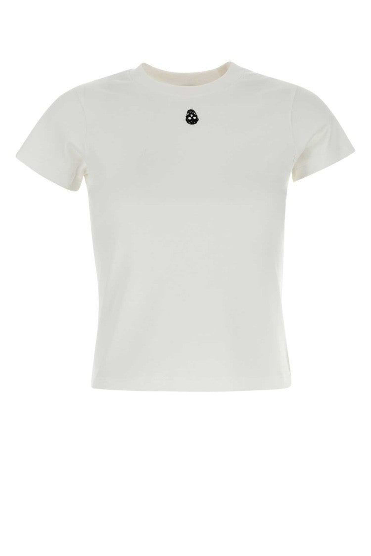 Alexander Mcqueen White Cotton T-Shirt