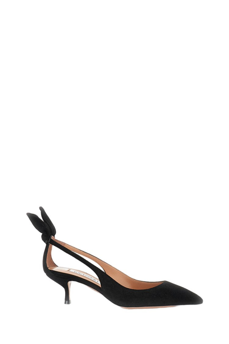 Aquazzura Bow Tie Pointed Pumps