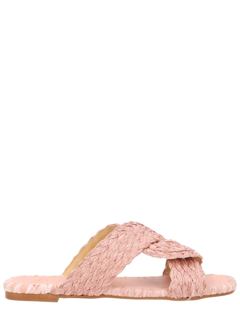 Castaner Padme Braided Polypropylene Raffia Flats