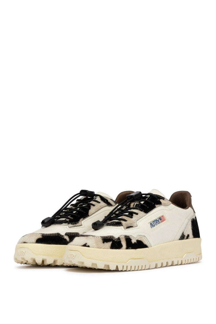 Autry Wildpace Low Calf Hair Cordura Sneakers
