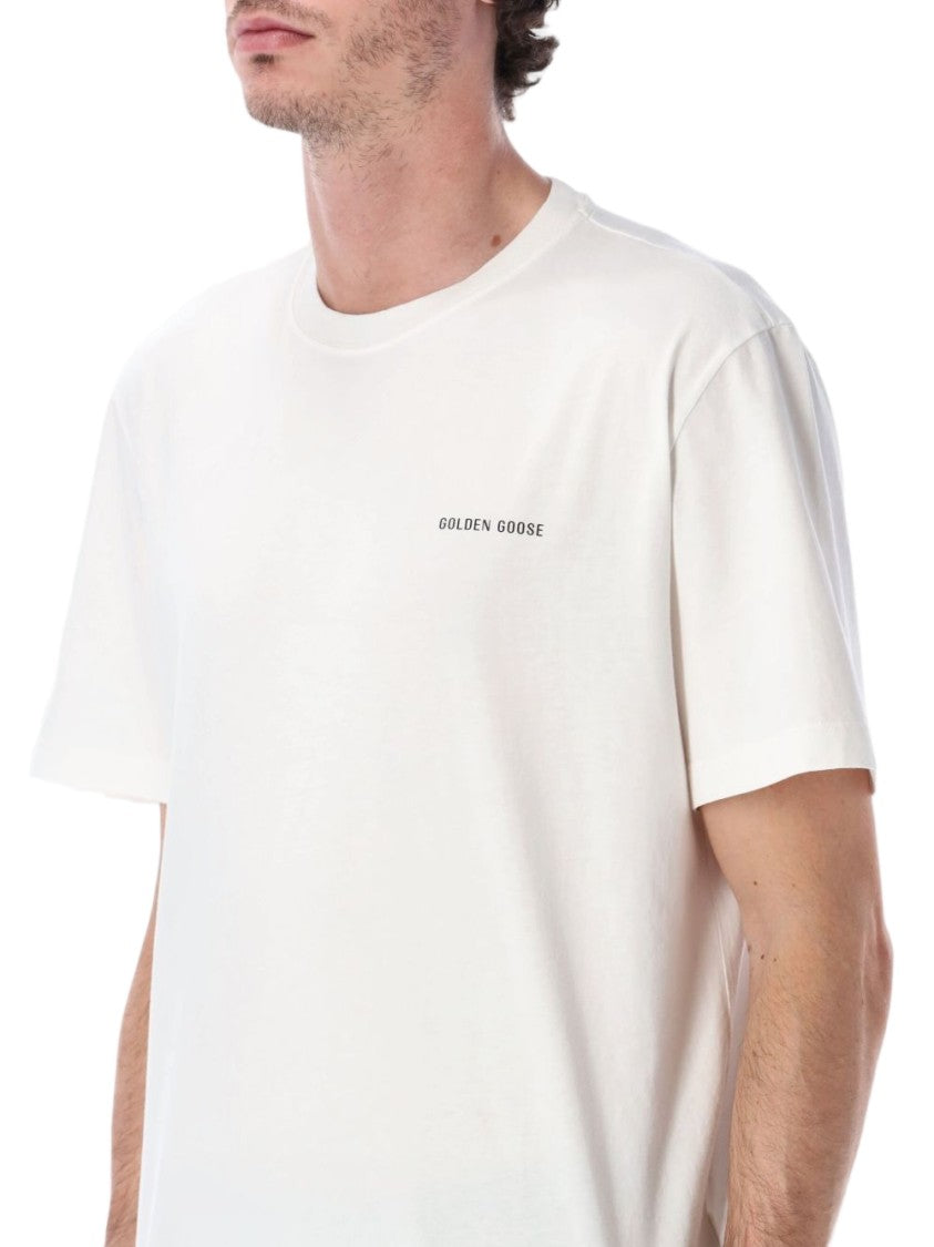 Golden Goose Minimalistic White T-Shirt