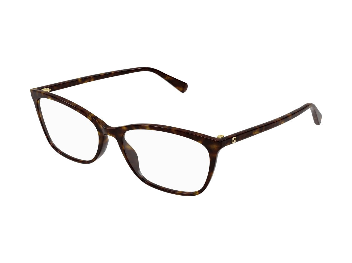 Gucci Gold Gg1930o Tortoiseshell Oversized Square Eyeglasses