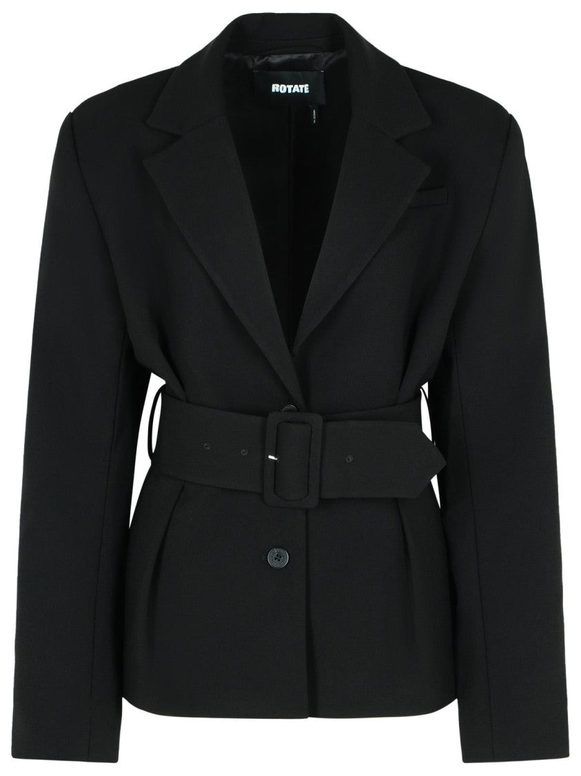 Rotate Larina' Black Polyester Blazer