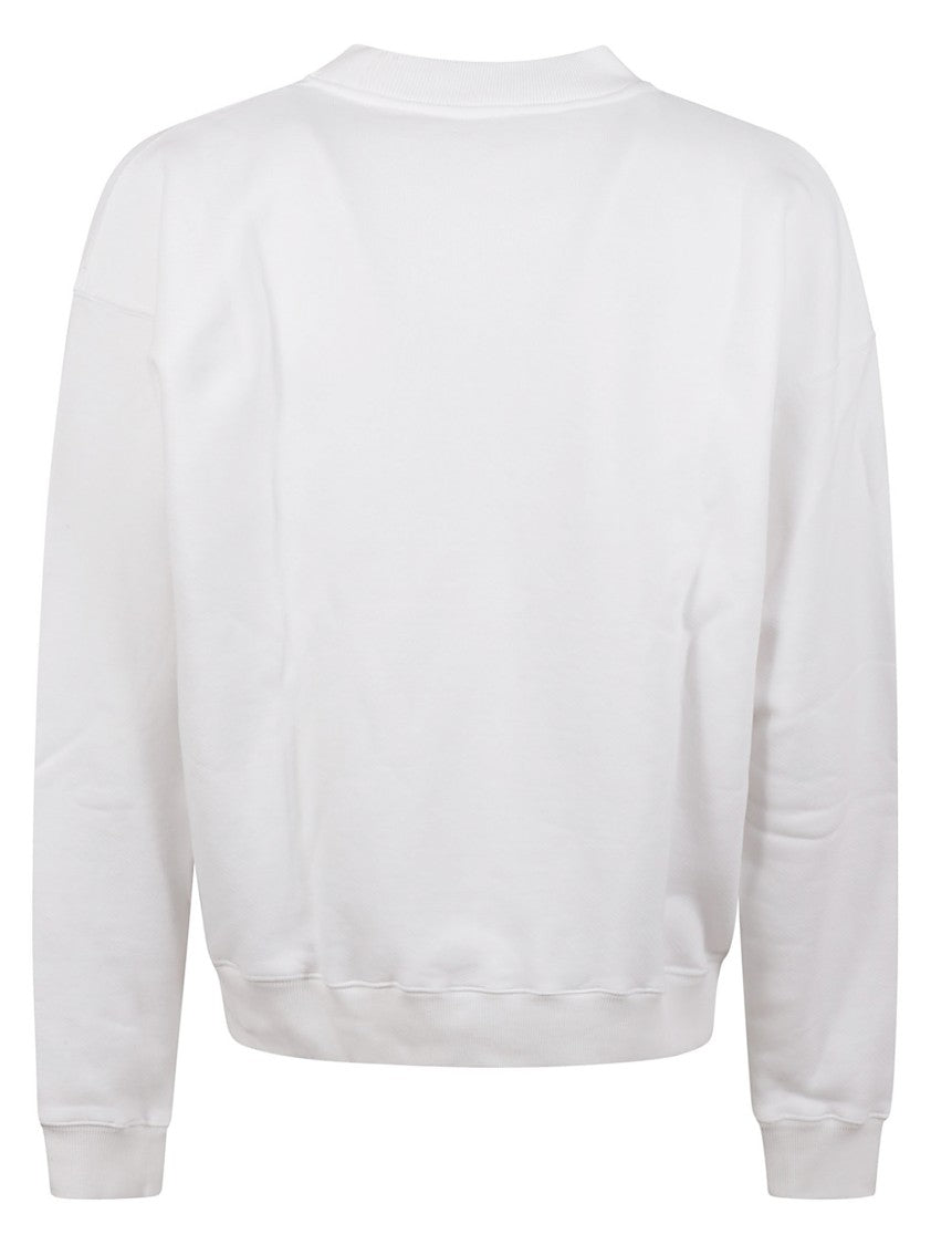 Off-White Relaxed Fit Crew Neck Sweatshirt