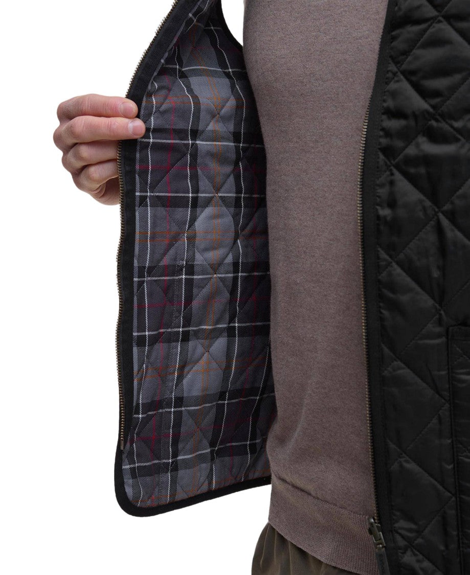 Barbour Quilted Waistcoat With Zip Closure