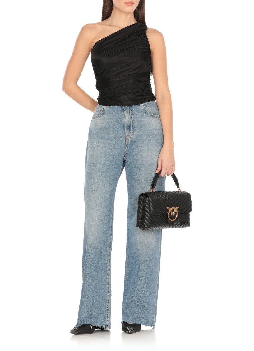 Pinko Black Lady Love Puff Bag