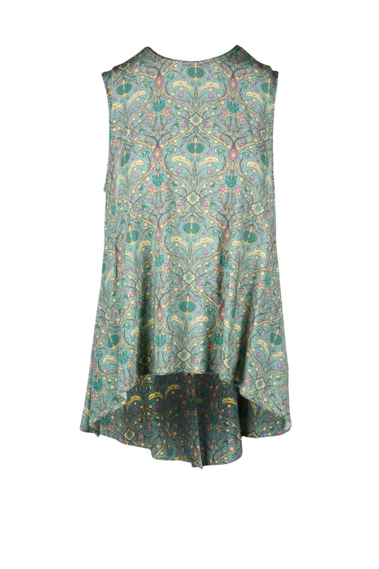 Maesta Mint Green Stretch Blouse