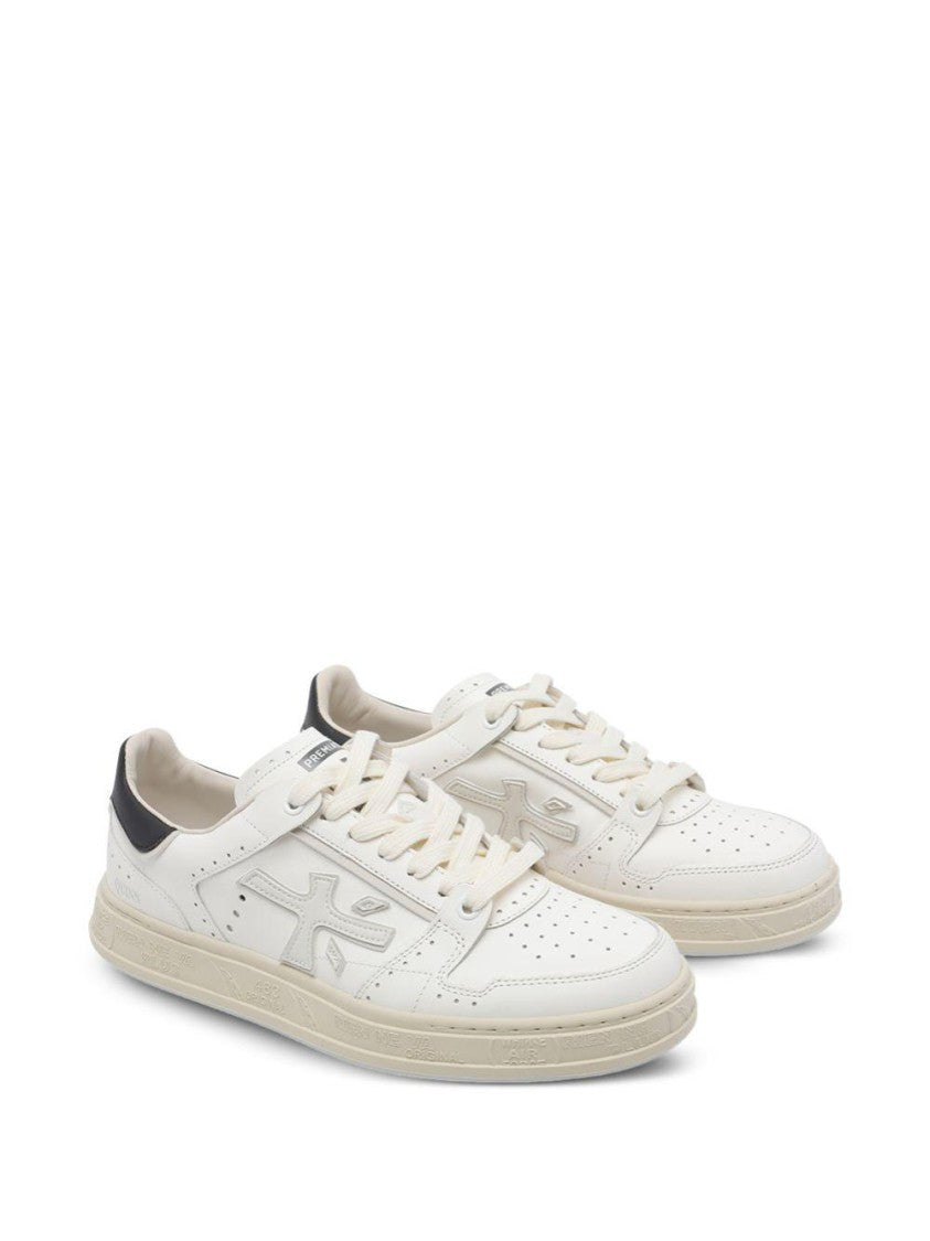 Premiata Contrast Heel Lace-Up Sneakers