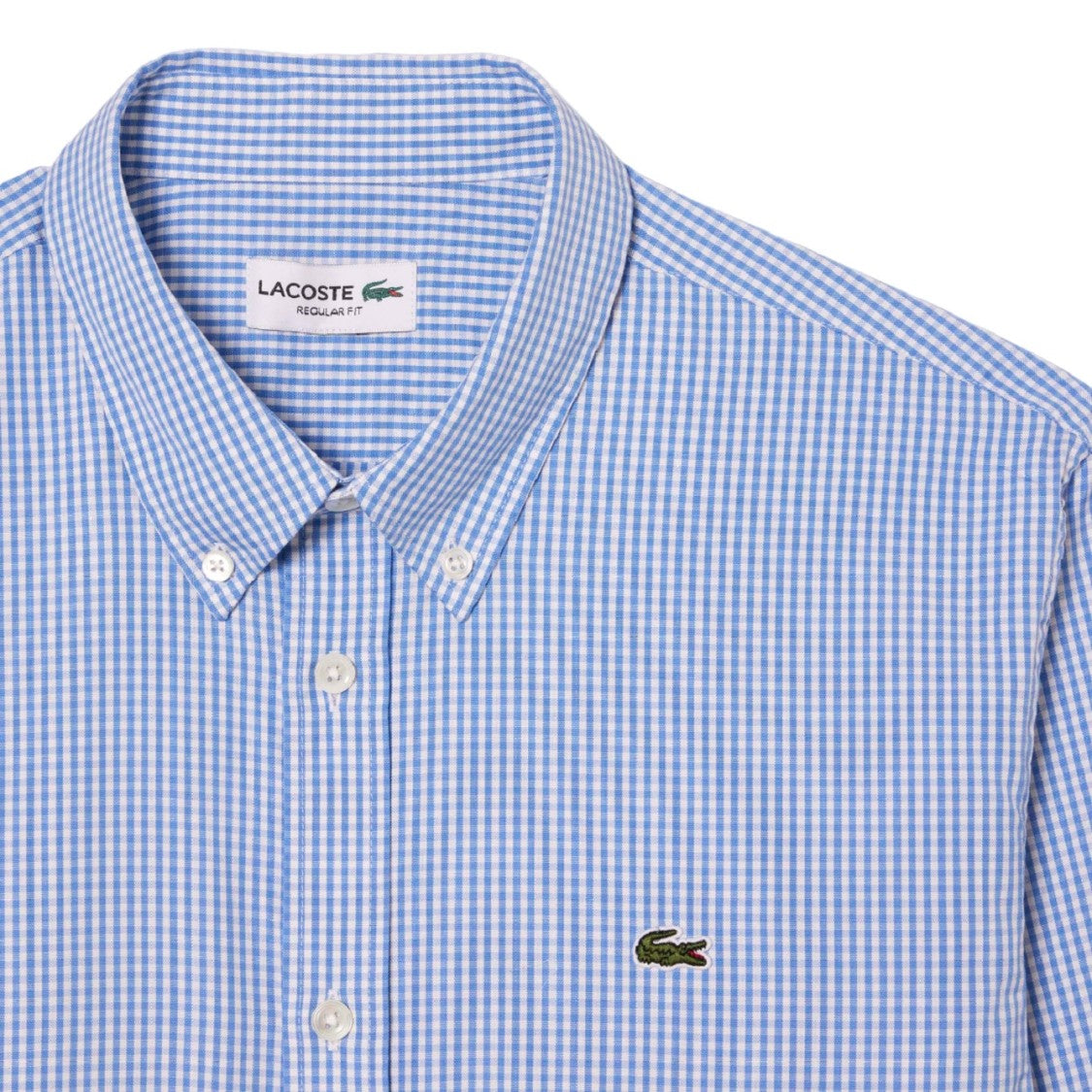 Lacoste Clear Blue Check Shirt