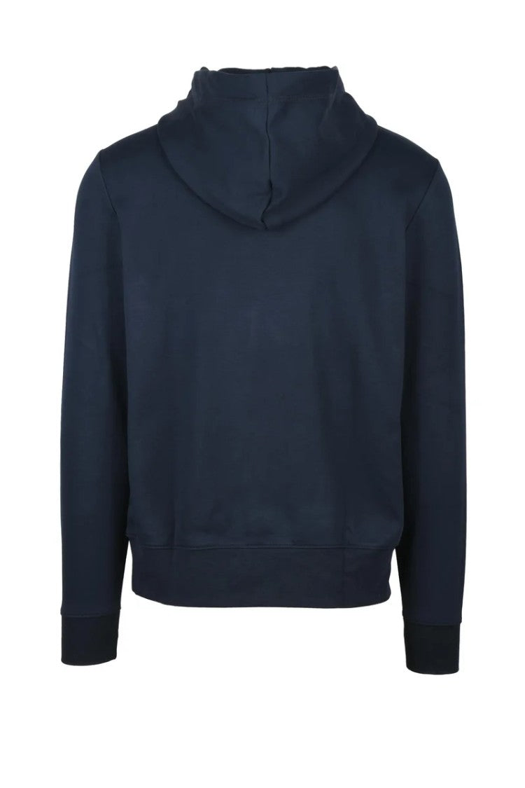 Tommy Hilfiger Blue Cotton Polyester Hoodie