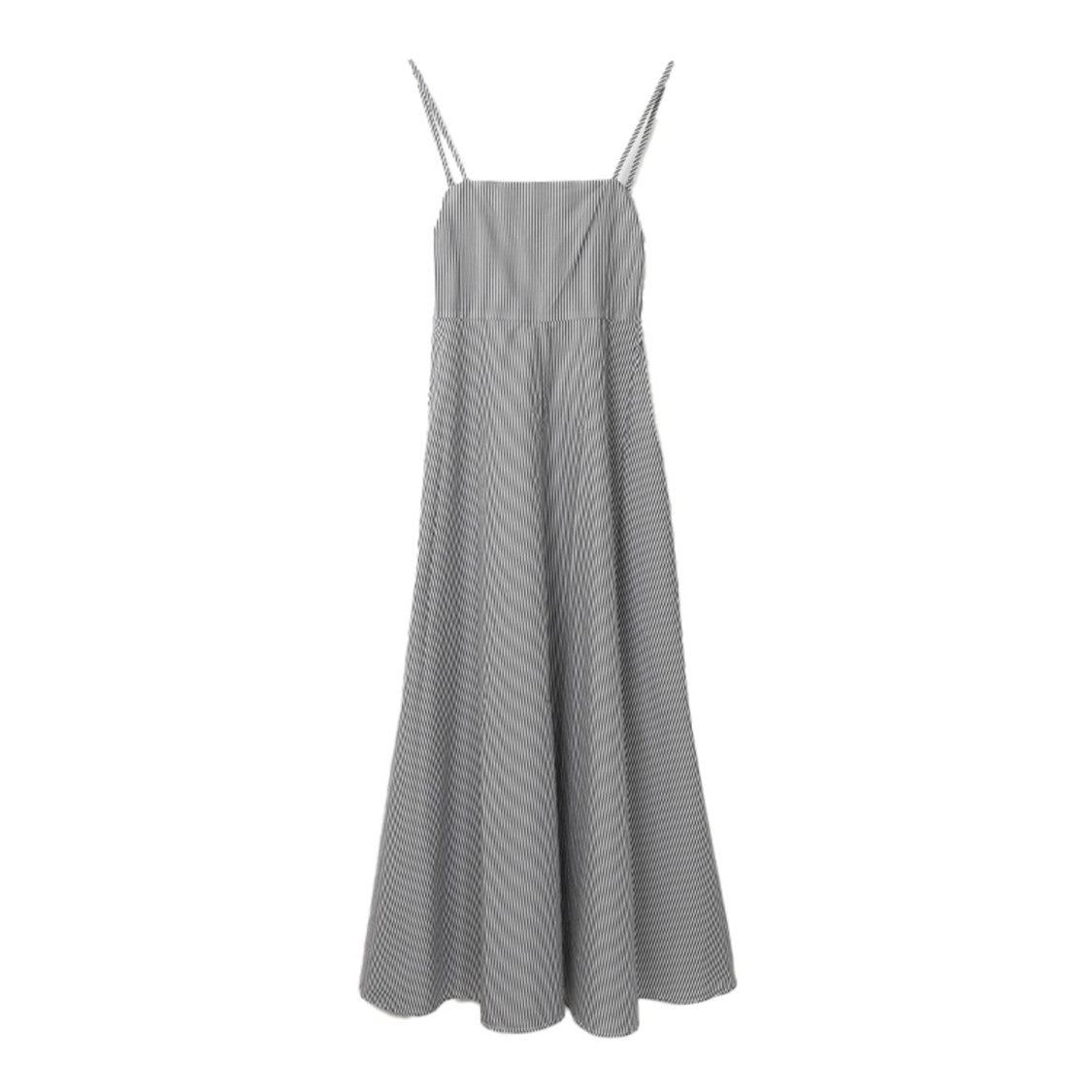 Officine Generale Candy Stripe Maxi Dress With Fitted Top