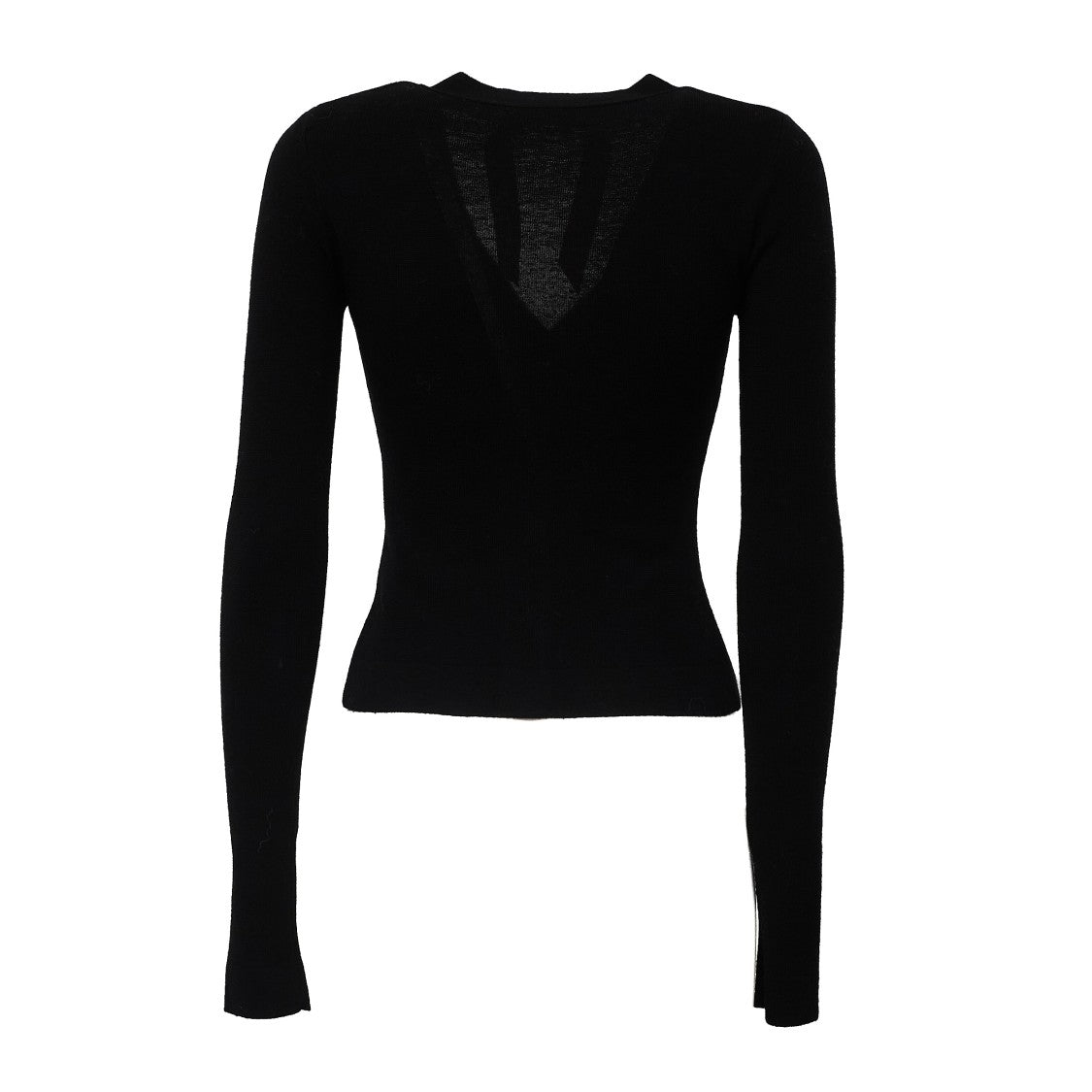N°21 V-Neck Embroidered Logo Knit Cardigan