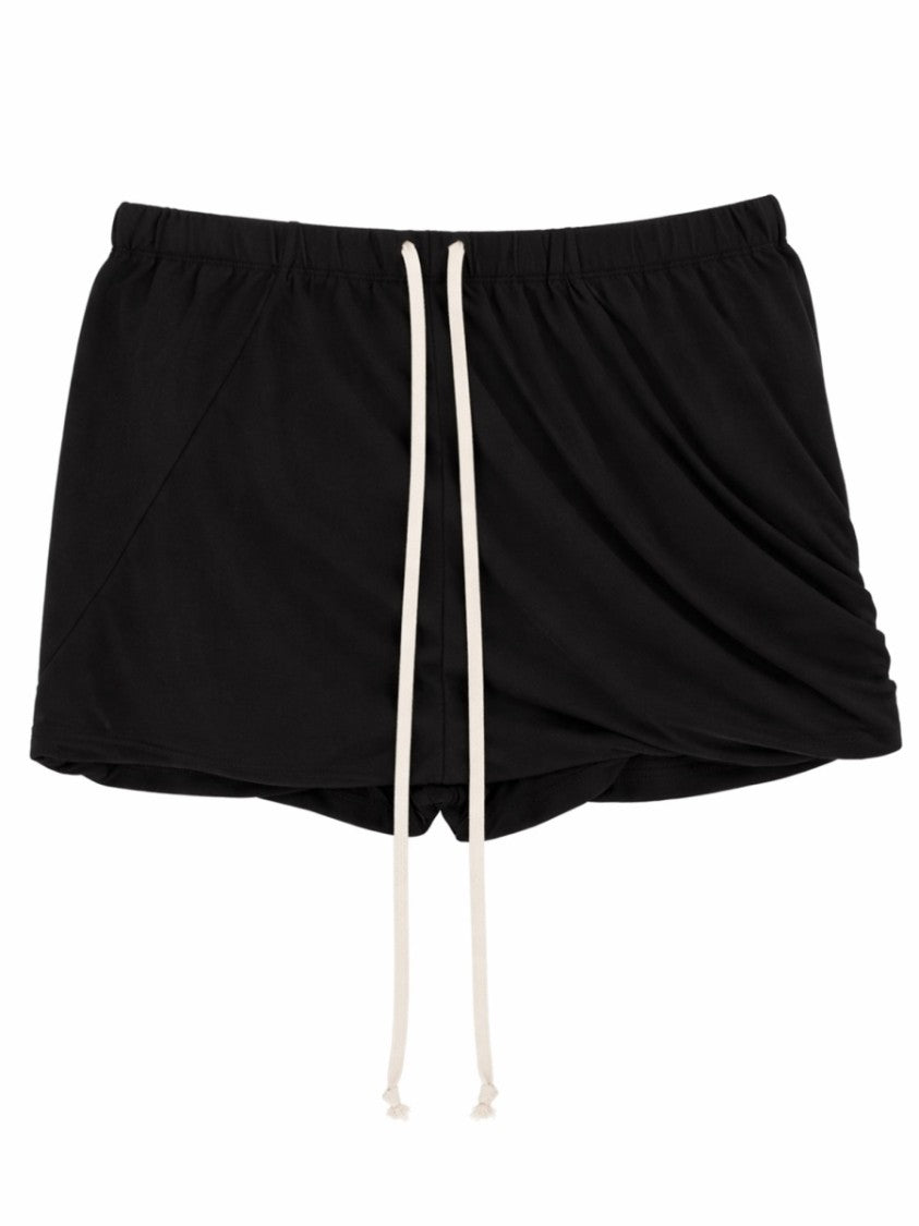 Drkshdw By Rick Owens Buds Relaxed Fit Cotton Shorts