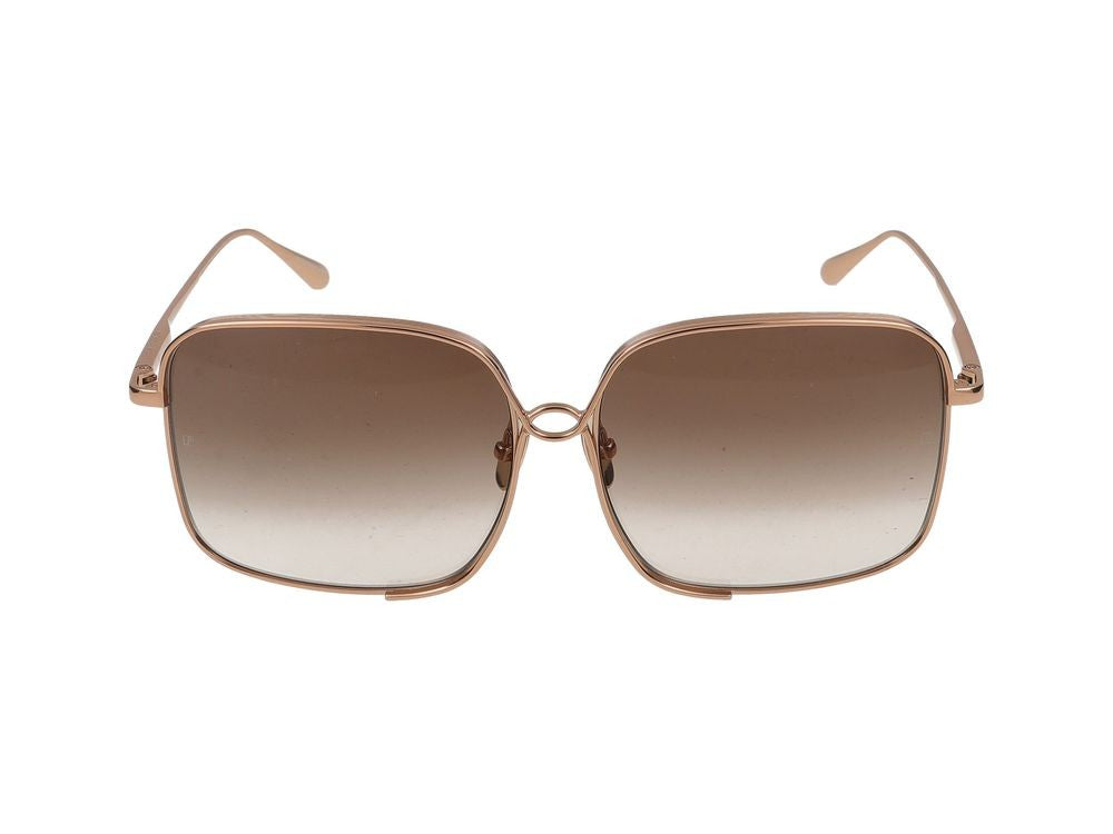 Linda Farrow Sunglasses Linda Farrow Lfl1597 Genevieve C2 Rose Gold 60/15/145