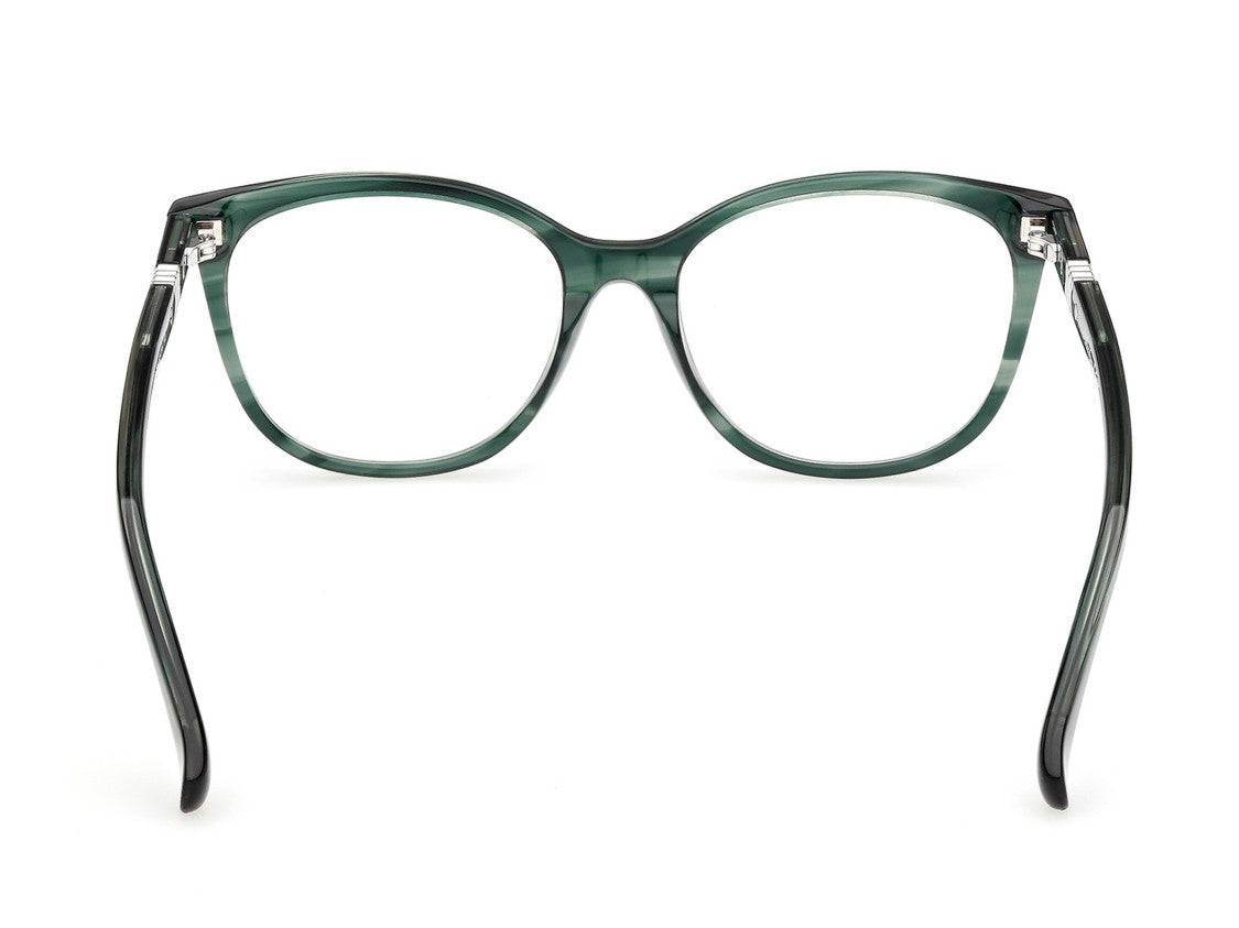 Max Mara Translucent Mm5238 Rounded Square Acetate Eyeglasses