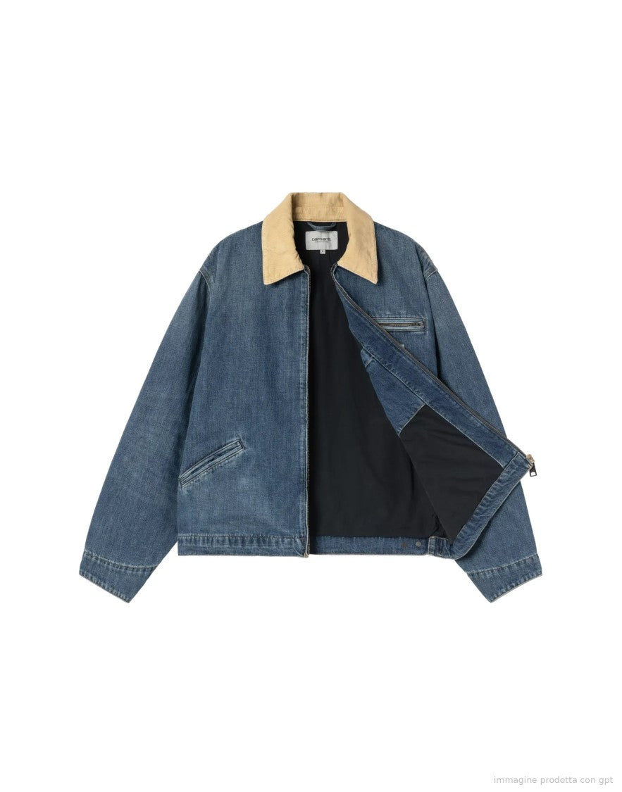 Carhartt Wip Black Clapton Structured Work Jacket