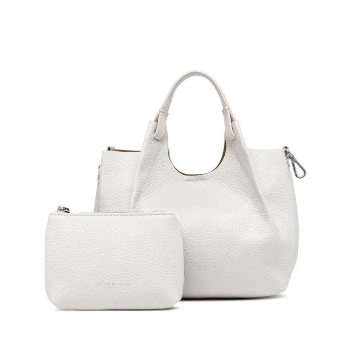 Gianni Chiarini Dua Handbag In Sand Leather