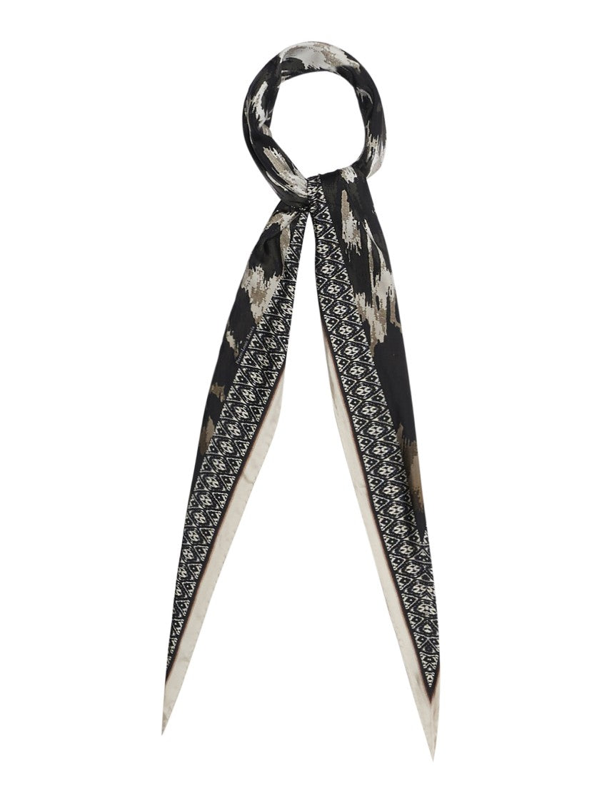Pierre-Louis Mascia Aloeuw Model Pure Silk Artisan Triangle Scarf