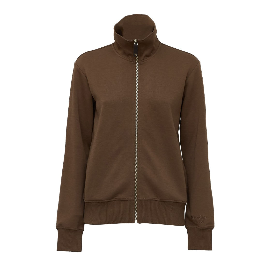 Max Mara Carezza High Collar Zip Sweatshirt