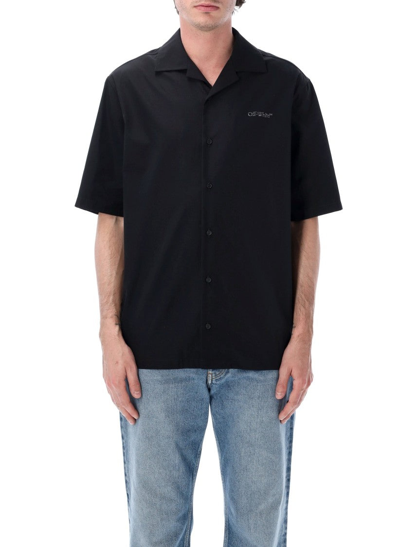 Off-White Metallic Arrow Bow Shirt