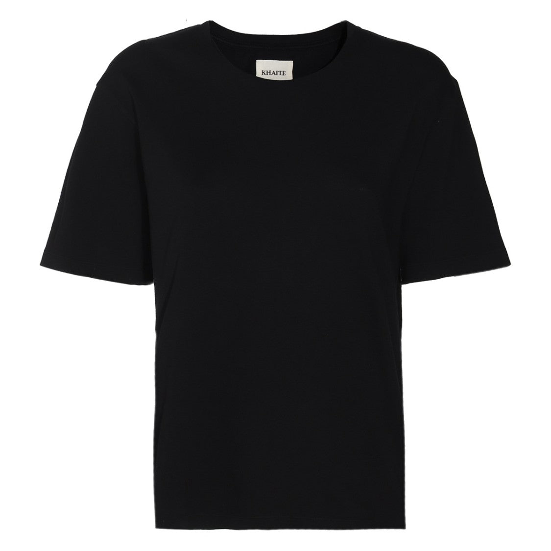 Khaite Black Cotton T-Shirt