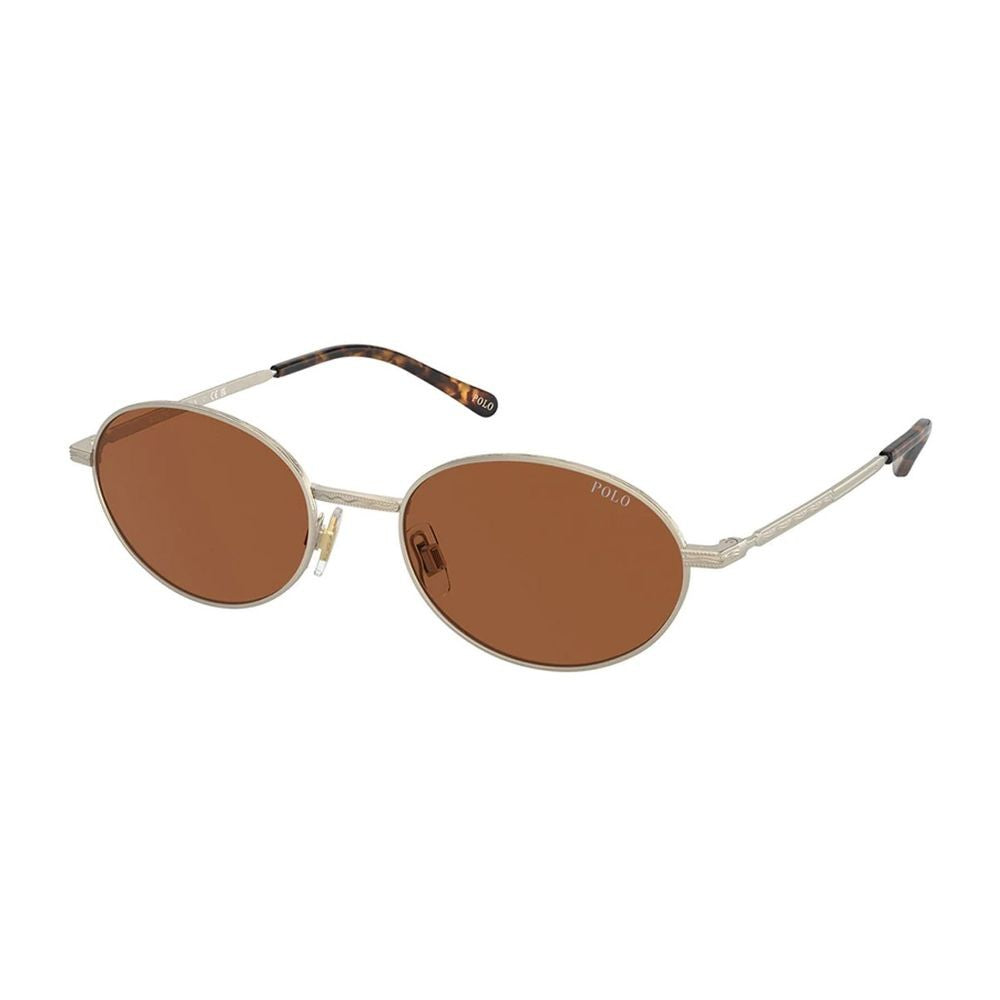 Polo Ralph Lauren Ph3145 Ovate Gold Metal Sunglasses