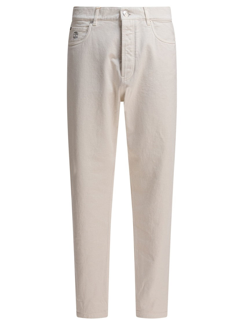 Brunello Cucinelli Straight-Leg Five-Pocket Denim