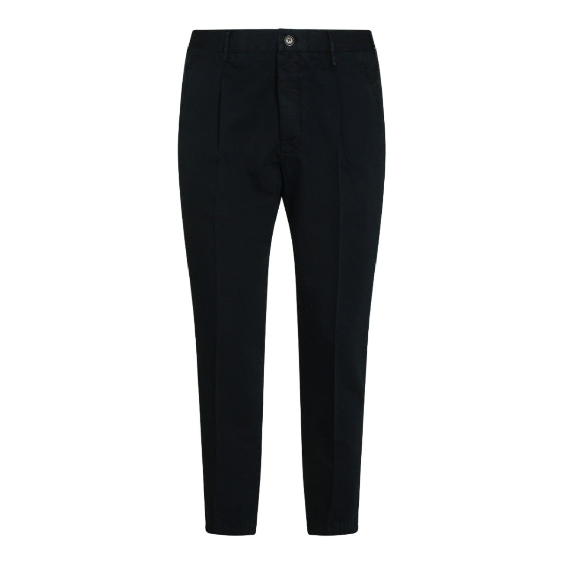 Incotex Tailored Black Trousers With Streamlined Silhouette