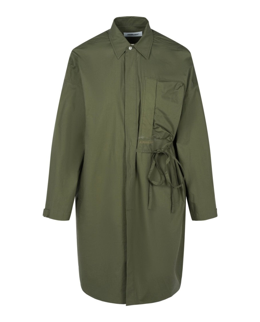 Ambush Oversized Waist-Tie Shirt Dress