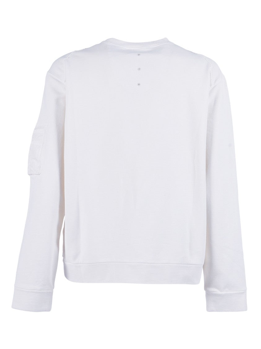Premiata White Wulfenita Cropped Sweatshirt