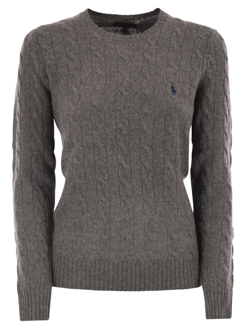Polo Ralph Lauren Plaited Wool And Cashmere Crew-Neck