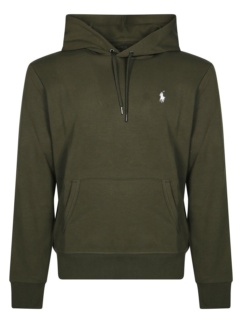 Polo Ralph Lauren Green Hoodie With Front Kangaroo Pocket