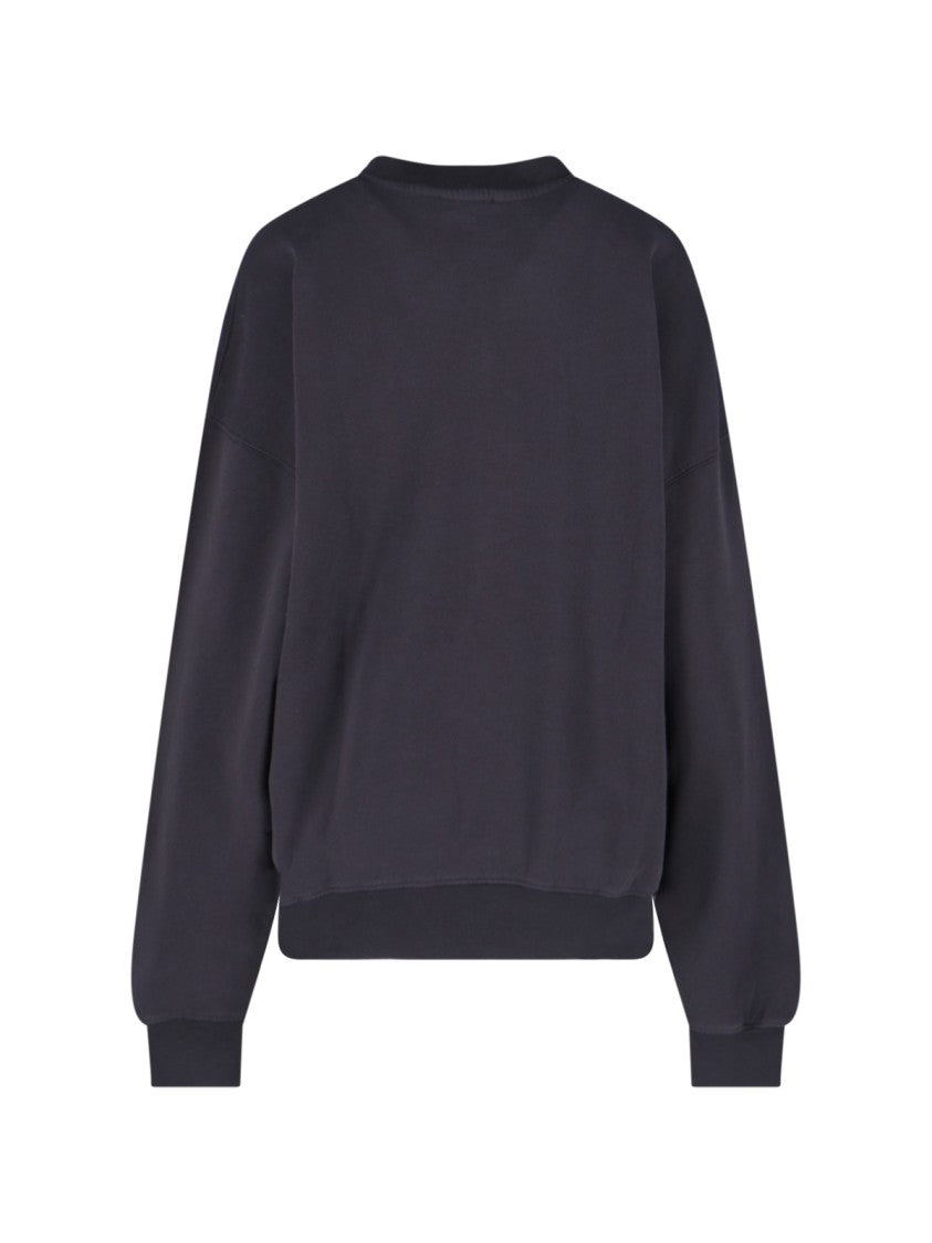 Anine Bing Crewneck Sweatshirt "Miles" Black