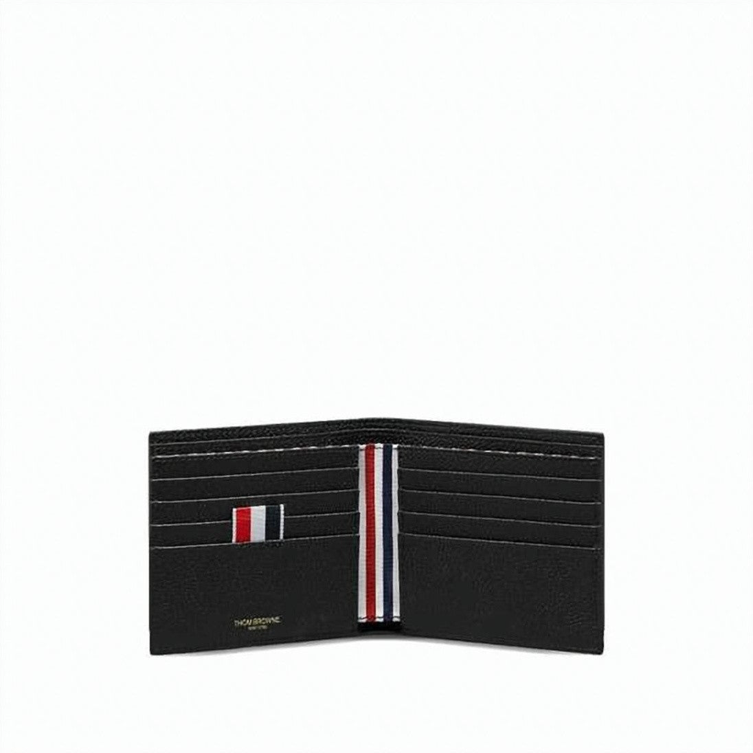 Thom Browne Textured Calf Leather Compact Bifold Wallet