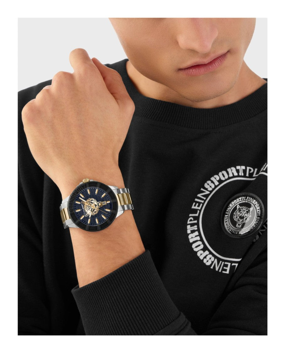 Plein Sport City Rush Bracelet Watch With Blue Enamel Dial