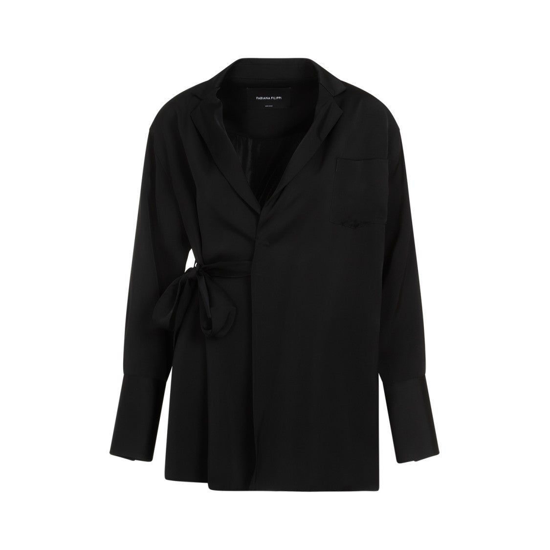 Fabiana Filippi Black Viscose Blazer