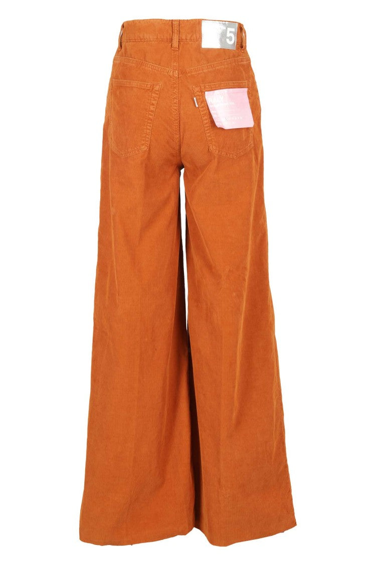 Department Five Palazzo Wide-Leg Pants In Warm Cinnamon Shade