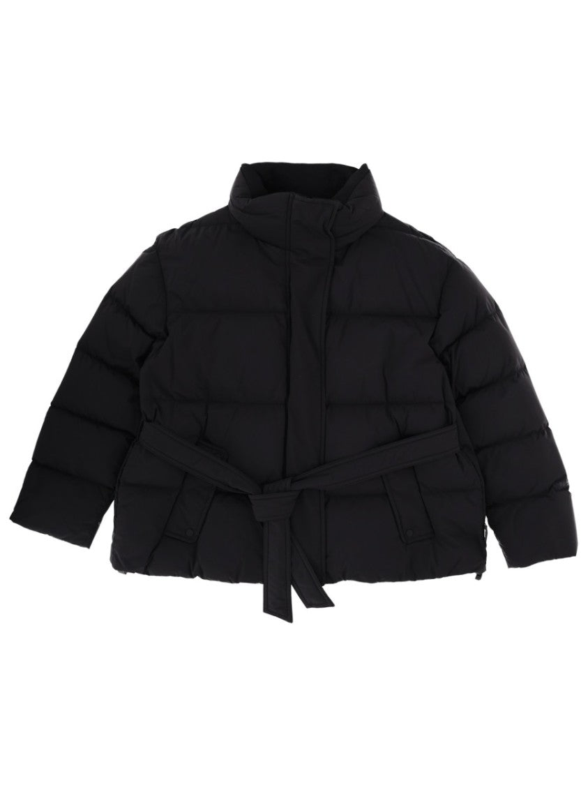 Laminar Quilted Polyamide Belted Down Jacket