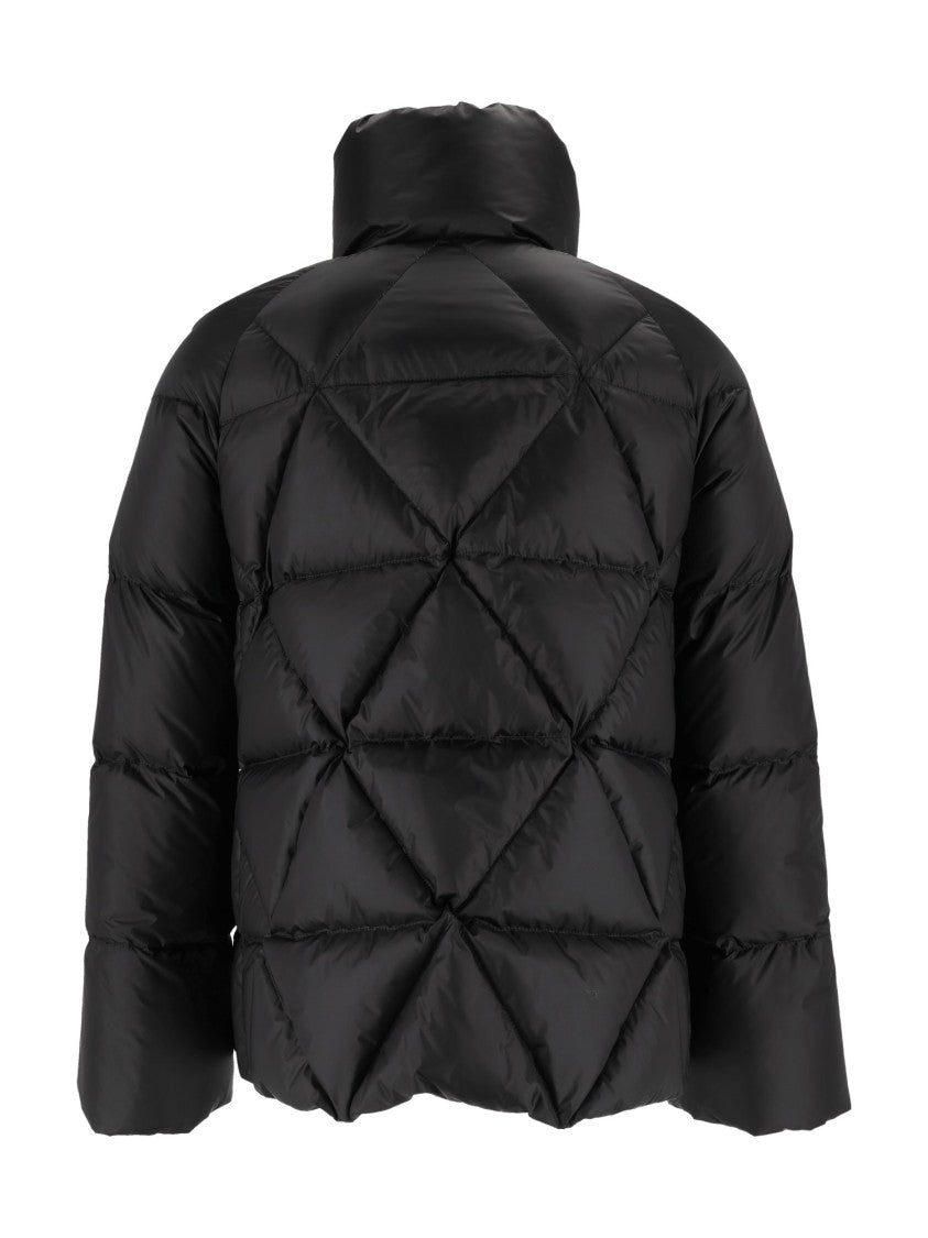 Fay Down Puffer Jacket With High Collar And Raglan Sleeves