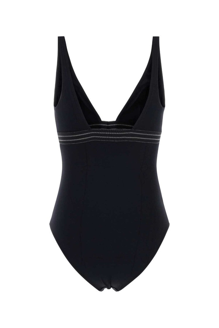 Eres Black Stretch Nylon Sillage Swimsuit