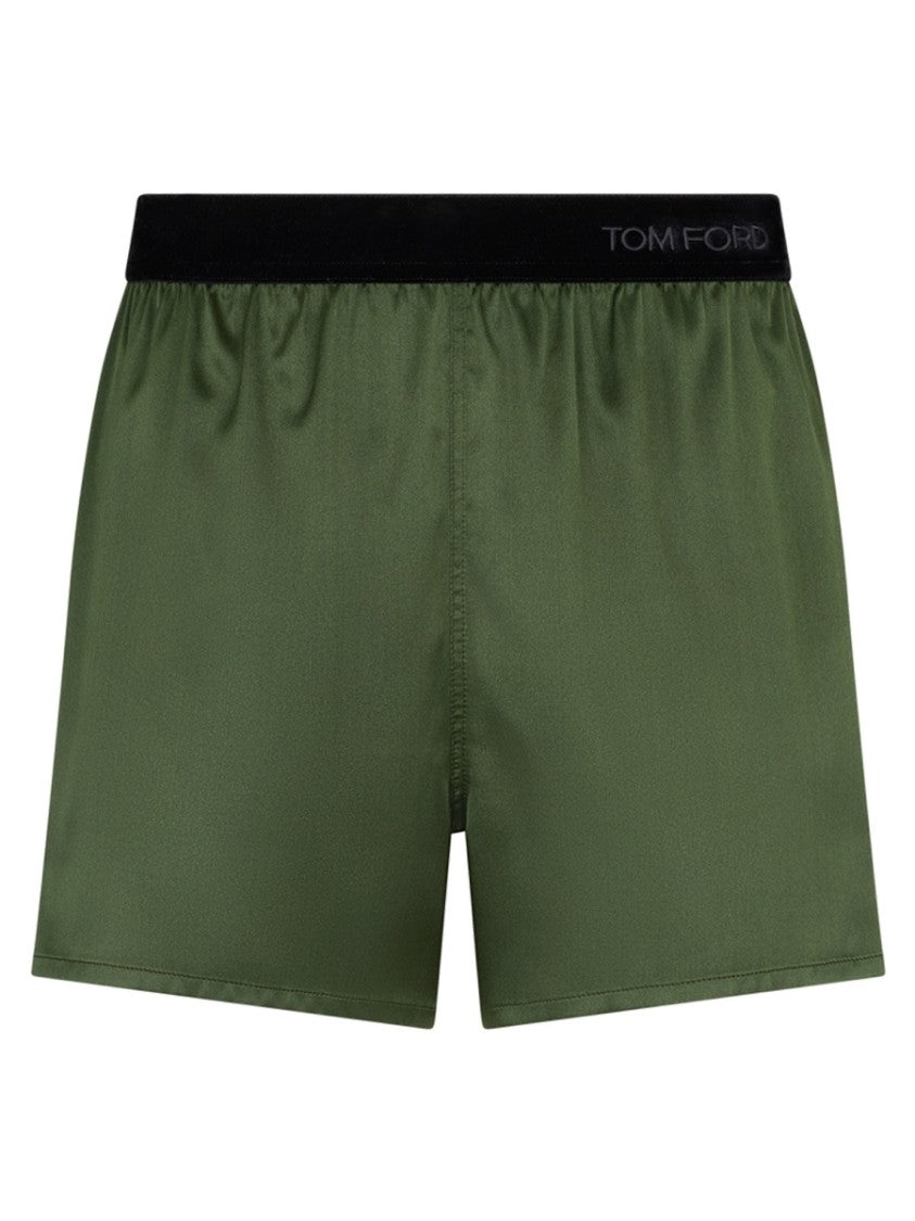 Tom Ford Silk-Blend Soft Sheen Pajama Shorts