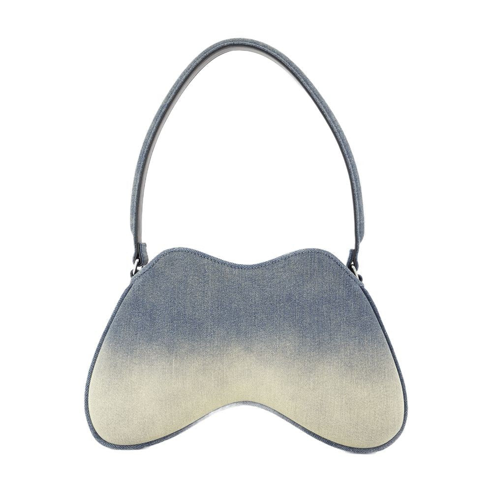 Diesel Double D Shoulder Bag - Cotton - Blue