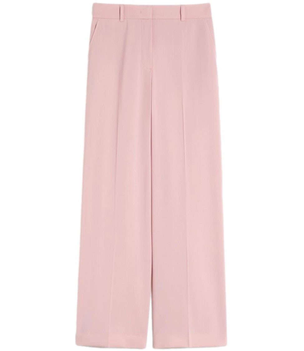 Max Mara Antique Pink Virgin Wool Trousers