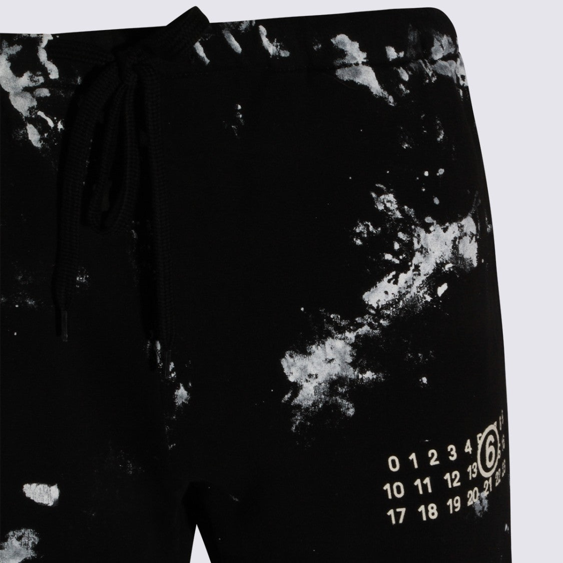Mm6 By Maison Margiela Relaxed Straight-Leg Pants With Abstract Splatter Pattern